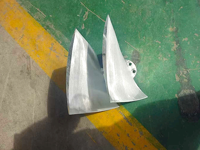 Aluminum alloy blades for fan