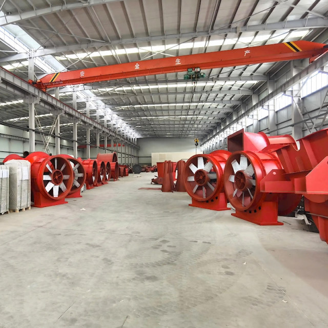 110kW 150HP 石炭鉱山用防爆ファン