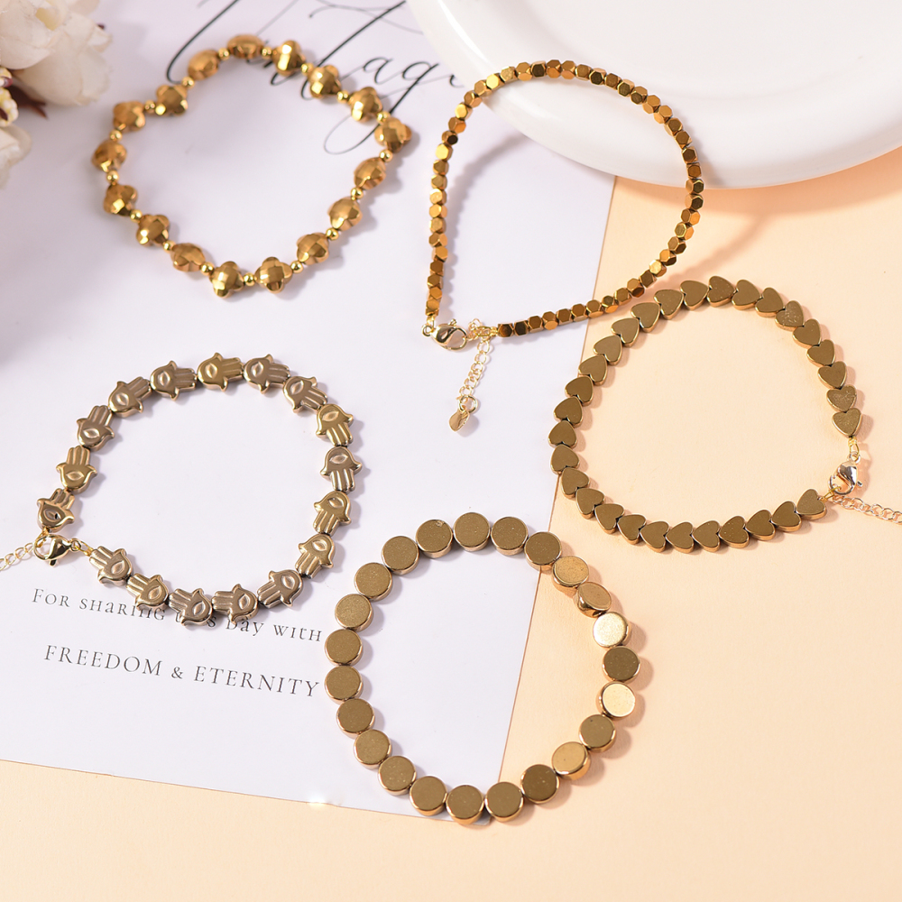 Natural pyrite bracelet DIY adjustable pyrite bracelet suitable for both men and women with a grand and beautiful appearance attracting wealth
