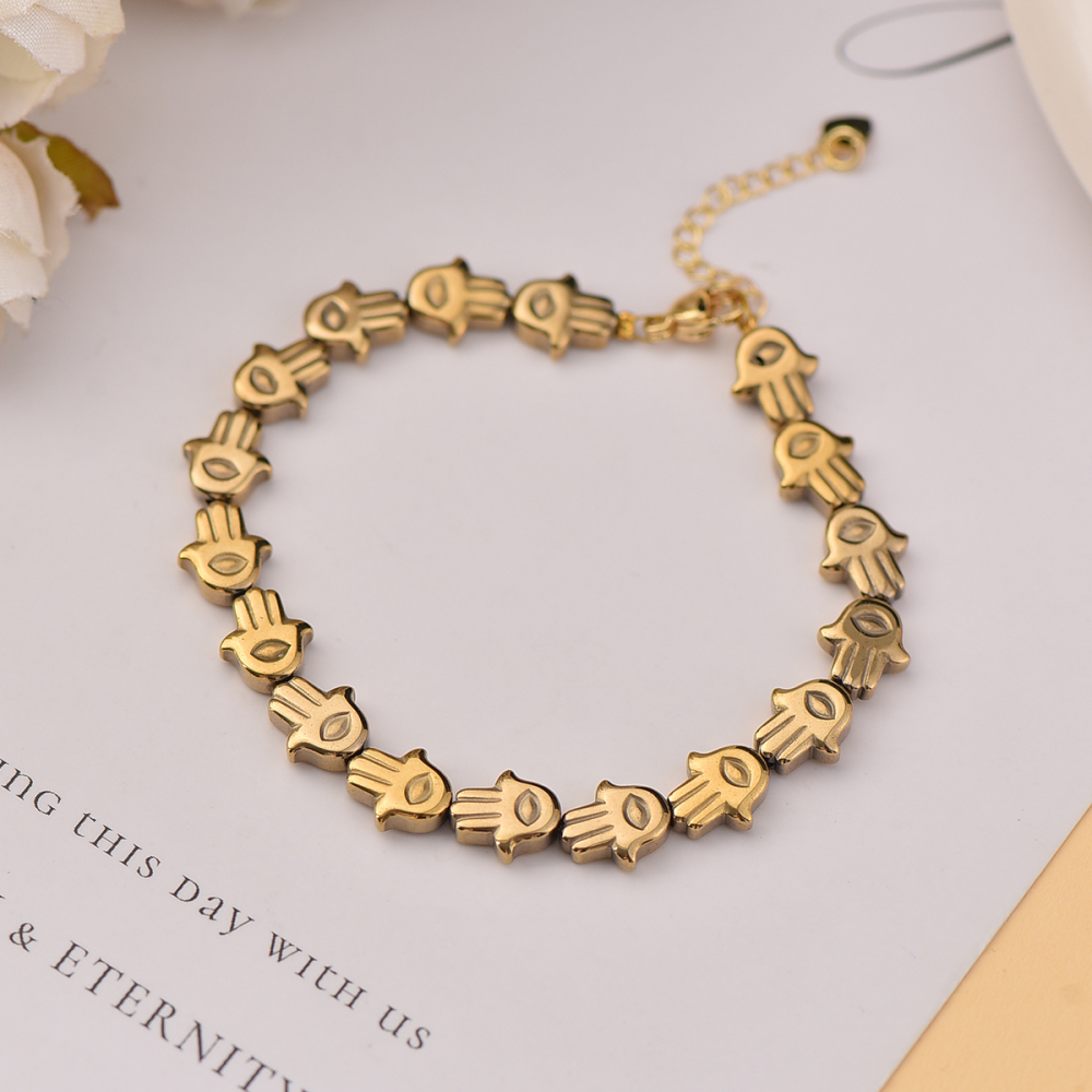 Natural pyrite bracelet DIY adjustable pyrite bracelet suitable for both men and women with a grand and beautiful appearance attracting wealth