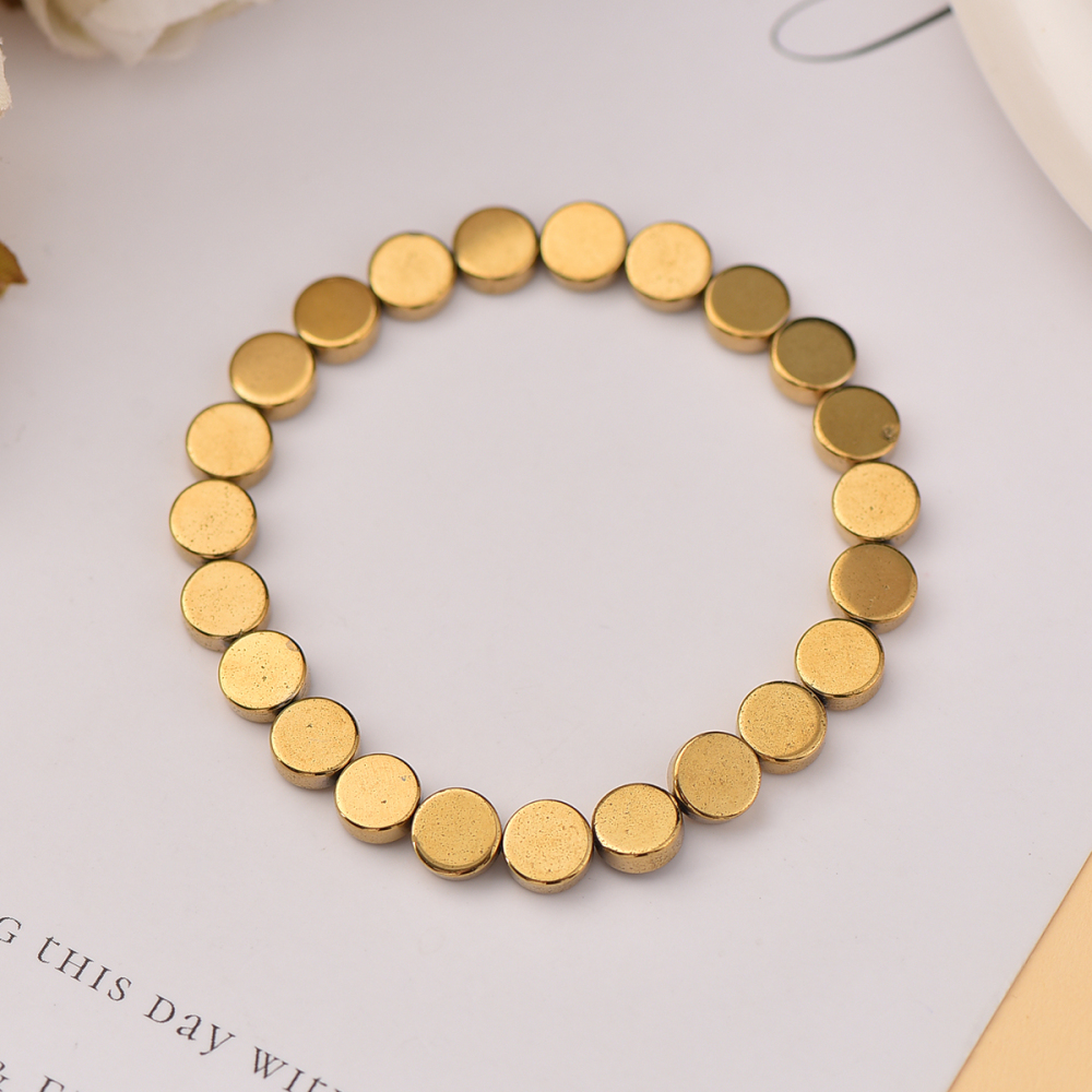 Natural pyrite bracelet DIY adjustable pyrite bracelet suitable for both men and women with a grand and beautiful appearance attracting wealth
