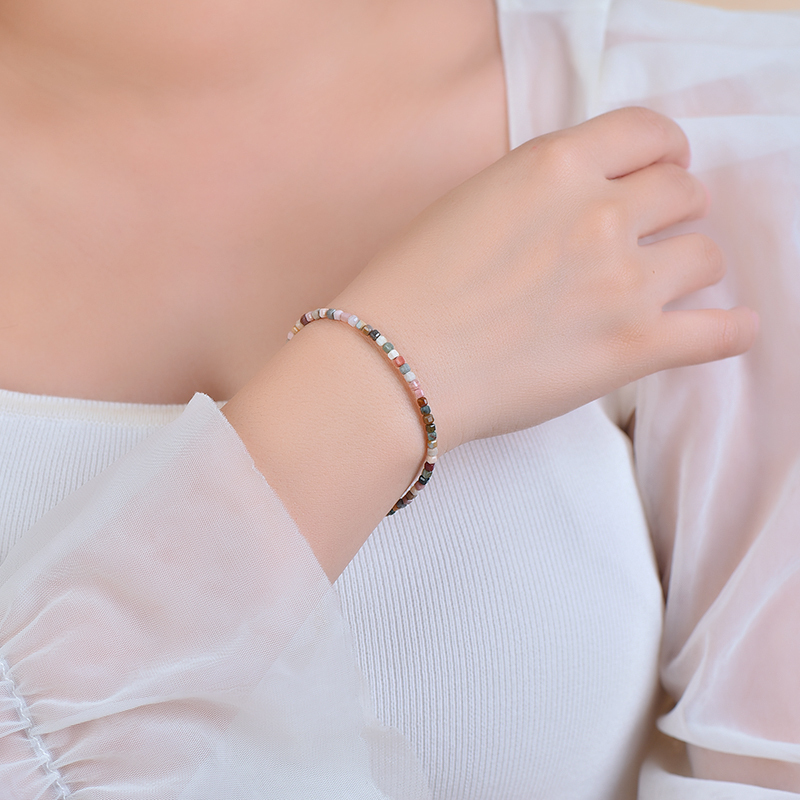 3mm Alashan Bracelet Natural Alashan Bracelet Square Men's Bracelet Beautiful Cute and Safe