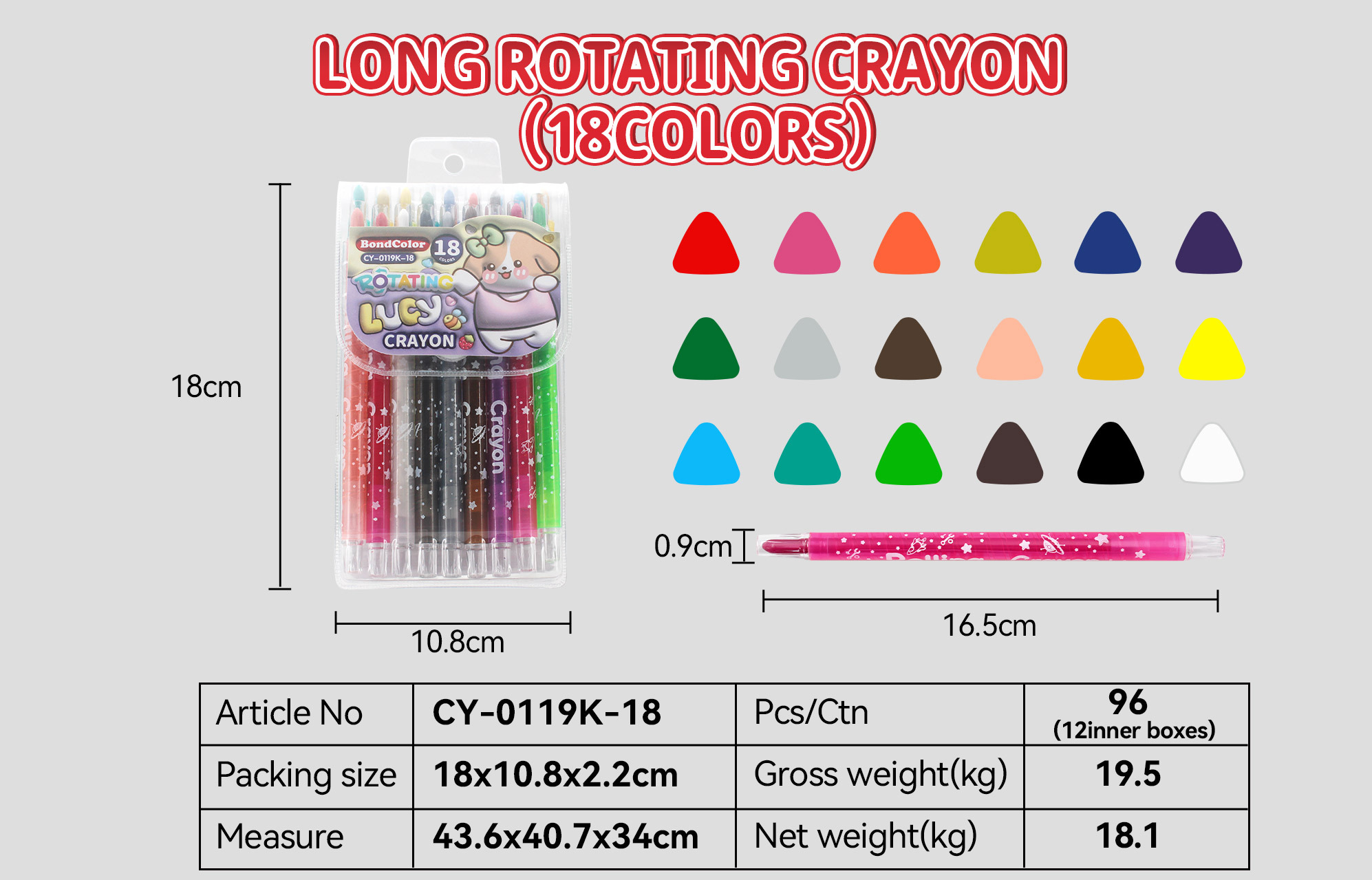 Rotating Crayon