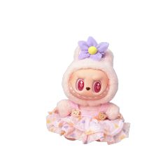 Wrinkled Hear Pink Skirt