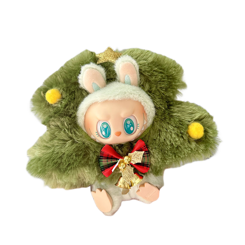 labu clothes pendant sit party doll clothes star Christmas tree apple head cover