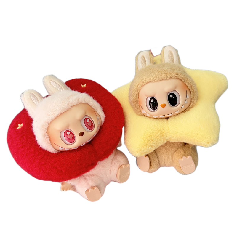 labu clothes pendant sit party doll clothes star Christmas tree apple head cover