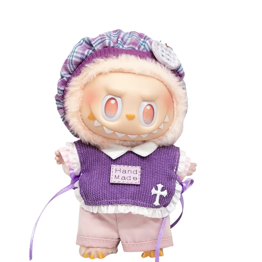 Labu Knit & Plaid Set, fits 10/15cm Labu Doll