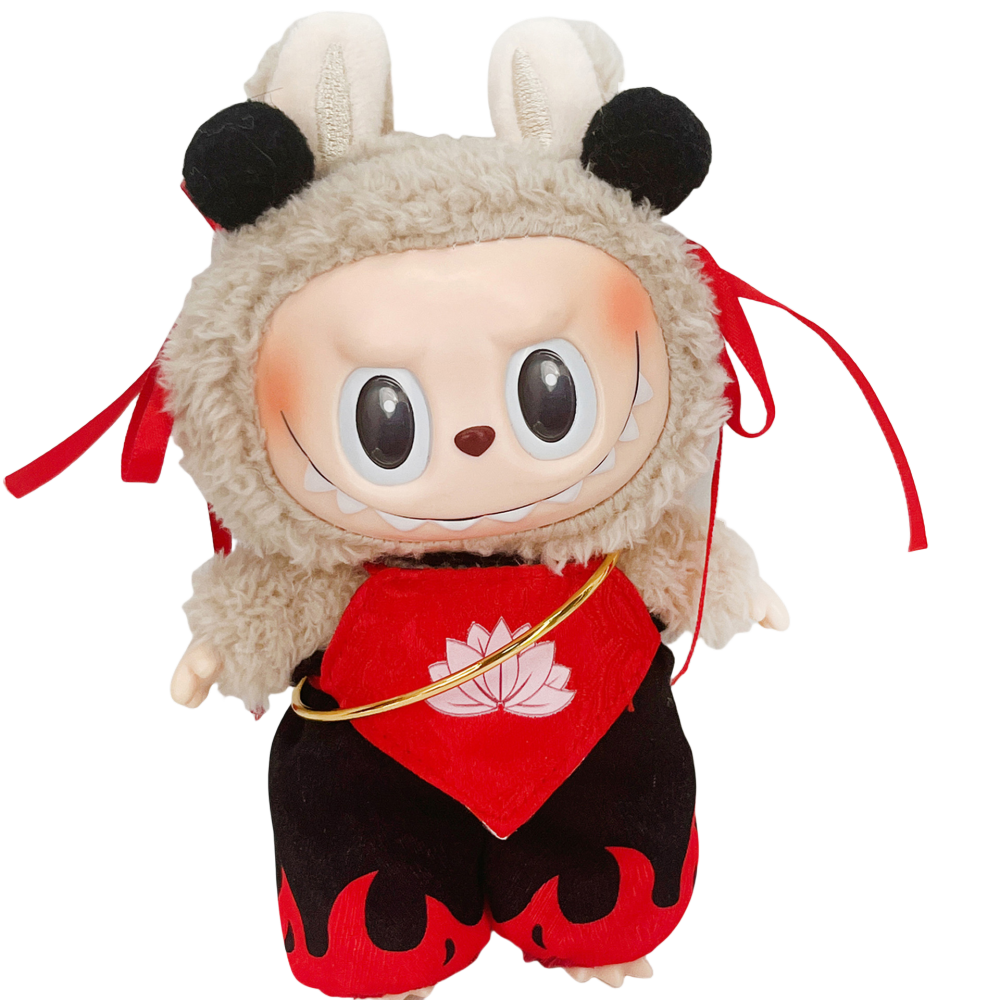 Nezha Legendary Warrior Outfit Set, fits 10/15cm Labu Doll