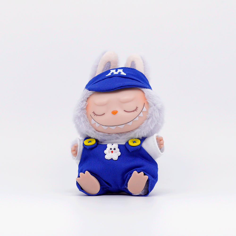 M Embroidered Cute Outfit Set, fits 10/15cm Labu Doll