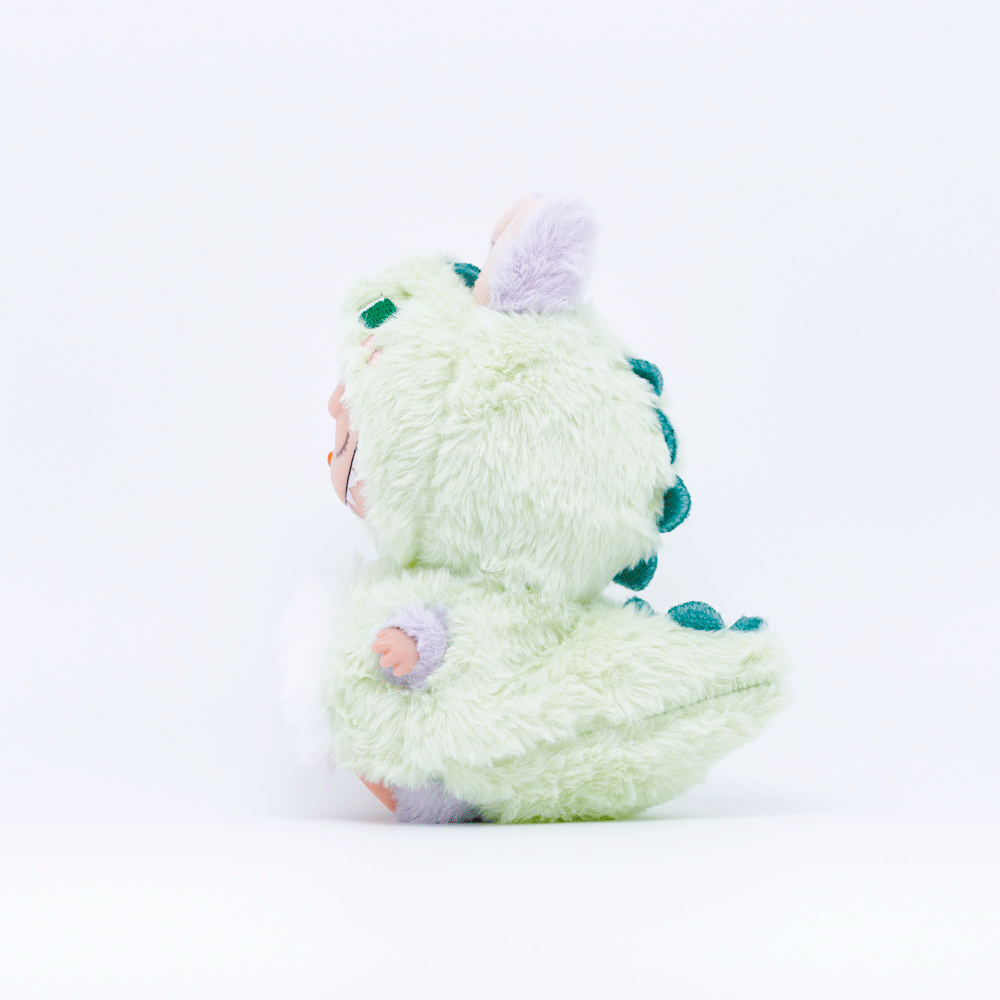 Green Dinosaur Jumpsuit Outfit for 10/15cm Labu Doll