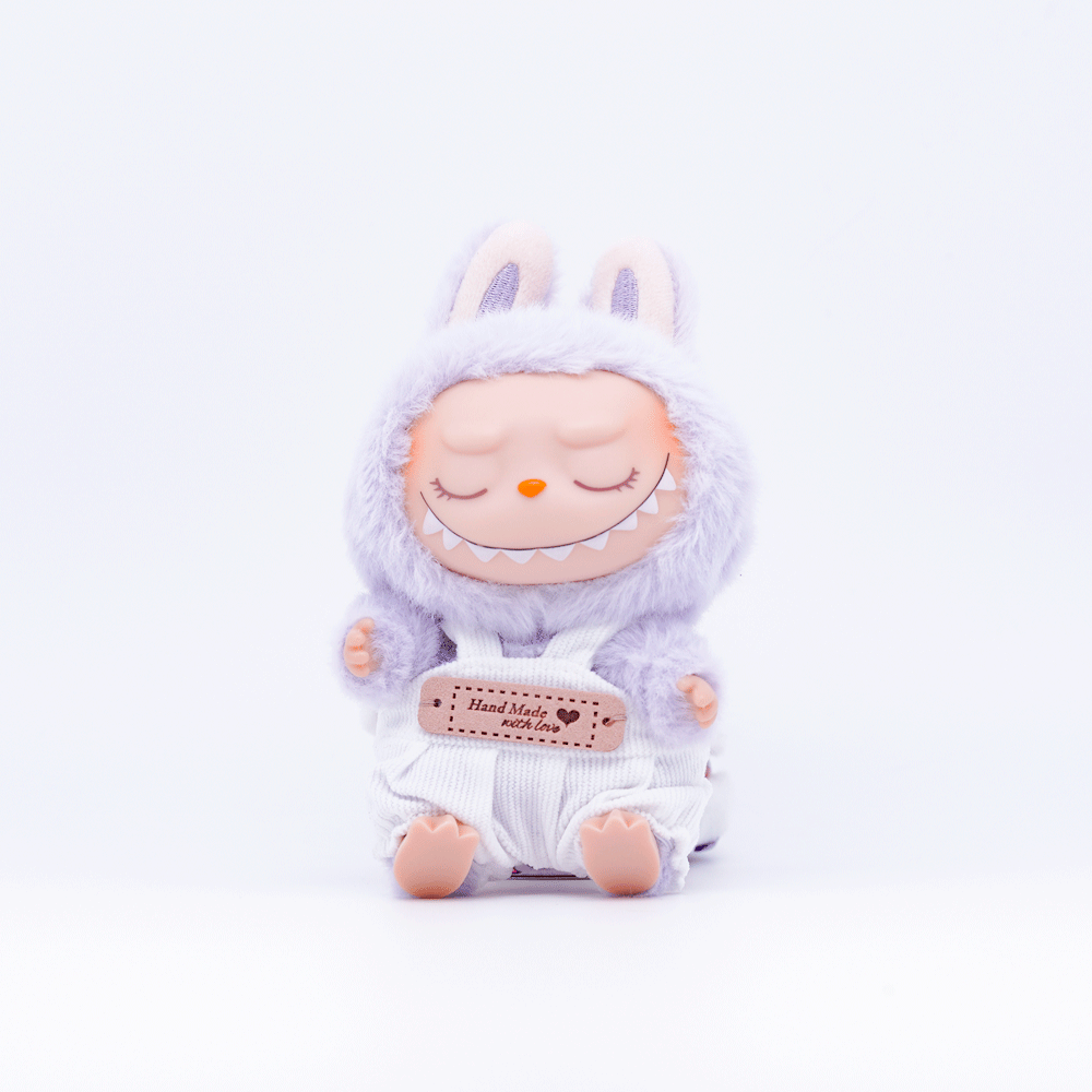 LaBu Baby Soft Stretchy Overalls Set, fits 10/15cm Labu Doll