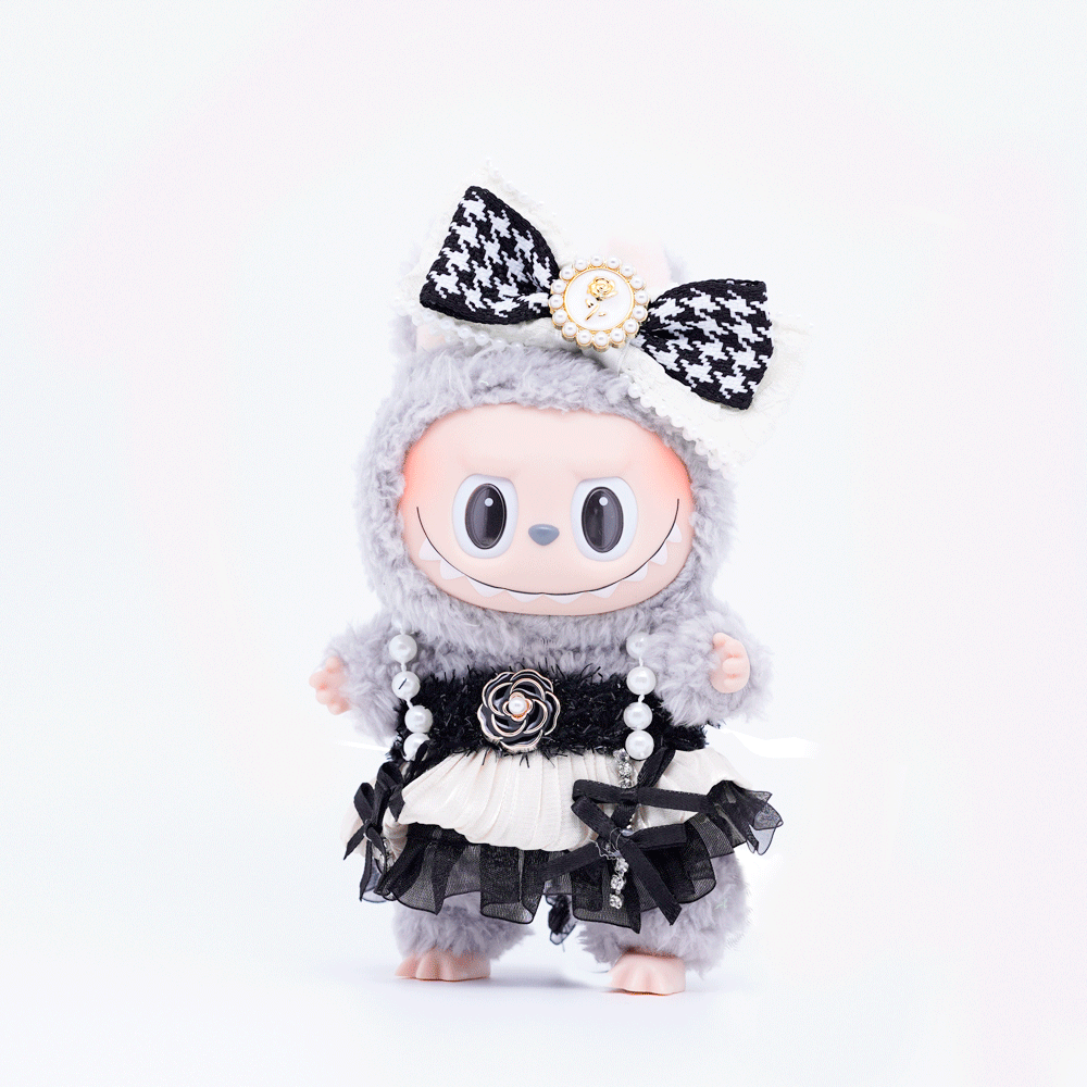 Chanel-Style Outfit Set, fits 10/15cm Labu Doll