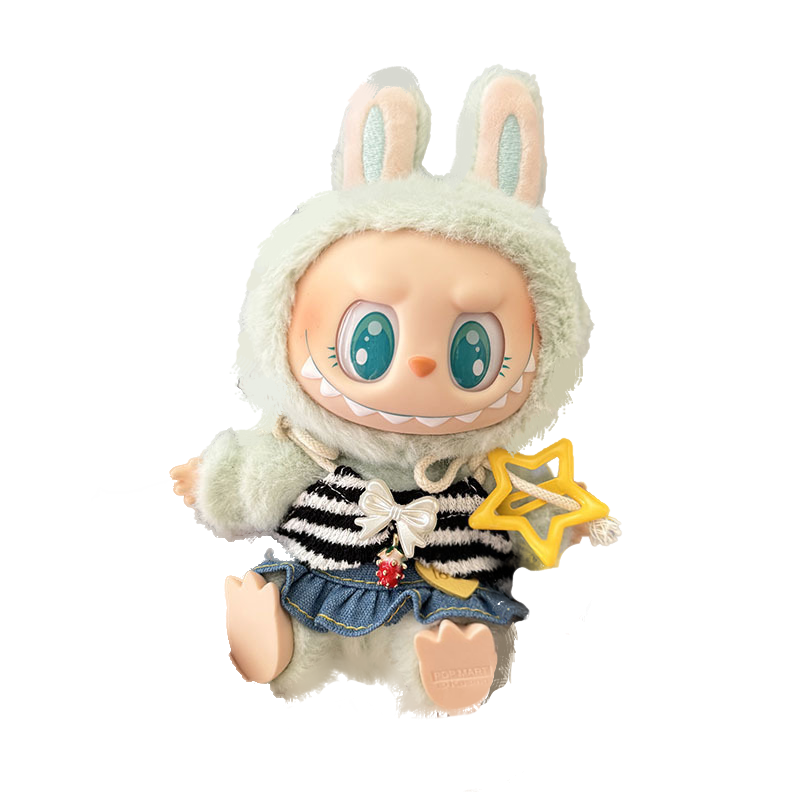 Labu Beach Vacation Outfit Set, fits 10/15cm Labu Doll