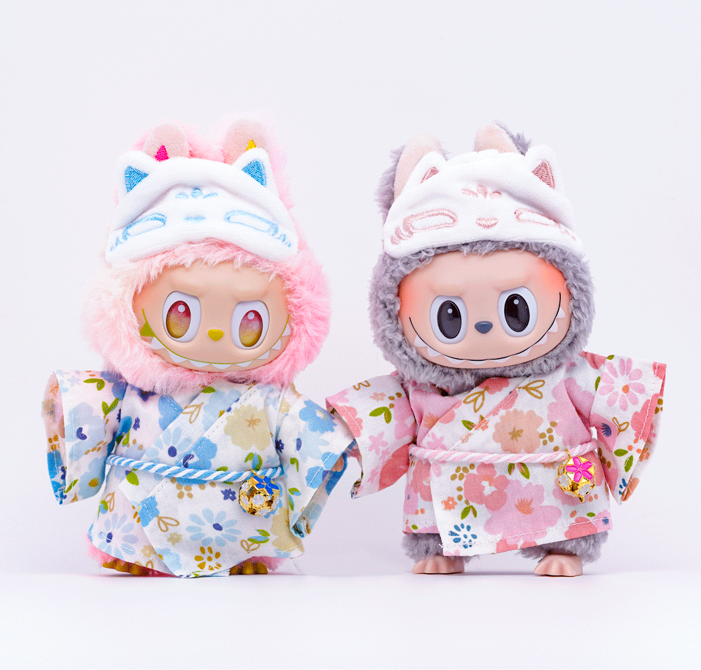 Labu Japanese Kimono Dress Set, fits 10/15cm Labu Doll