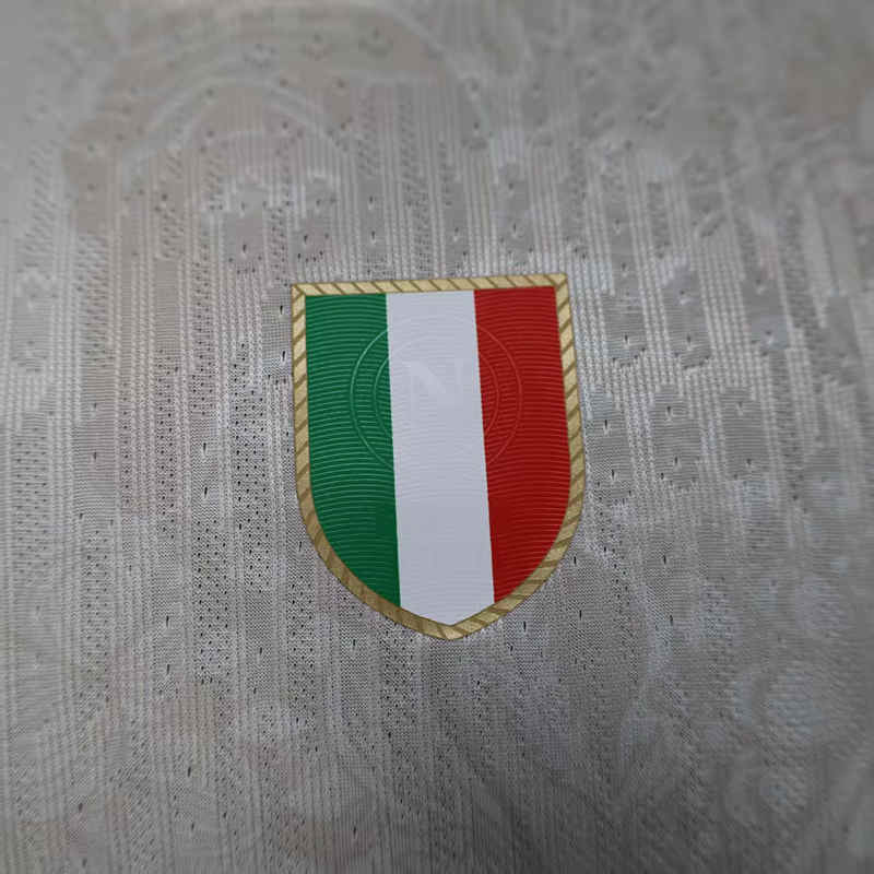 Player Version 2025-2026 Napoli Away White Thailand Soccer Jersey AAA-888