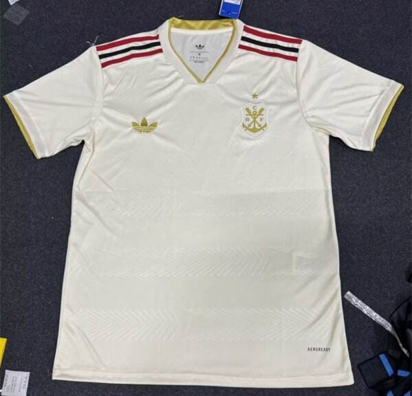 (S-3XL) 25-26 Flamengo 2nd Away White Thailand Soccer Jersey AAA
