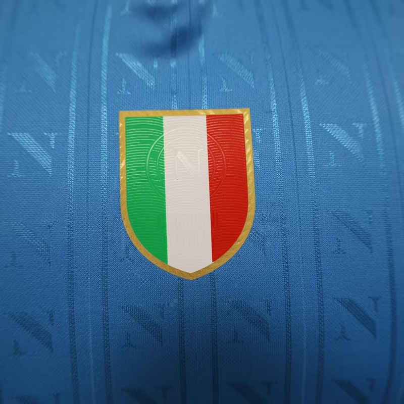 Player Version 2025-2026 Napoli Home Blue Thailand Soccer Jersey AAA-888