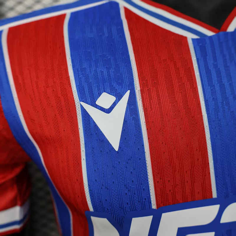 Player Version 2025-2026 Crystal Palace Home Blue&Red Thailand Soccer Jersey AAA-888