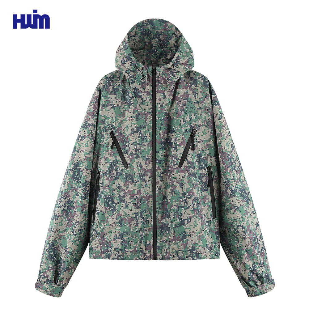 Custom Camouflage 3 - Layer Waterproof Lined Jacket,Custom Camouflage 3 - Layer Waterproof Lined Jacket