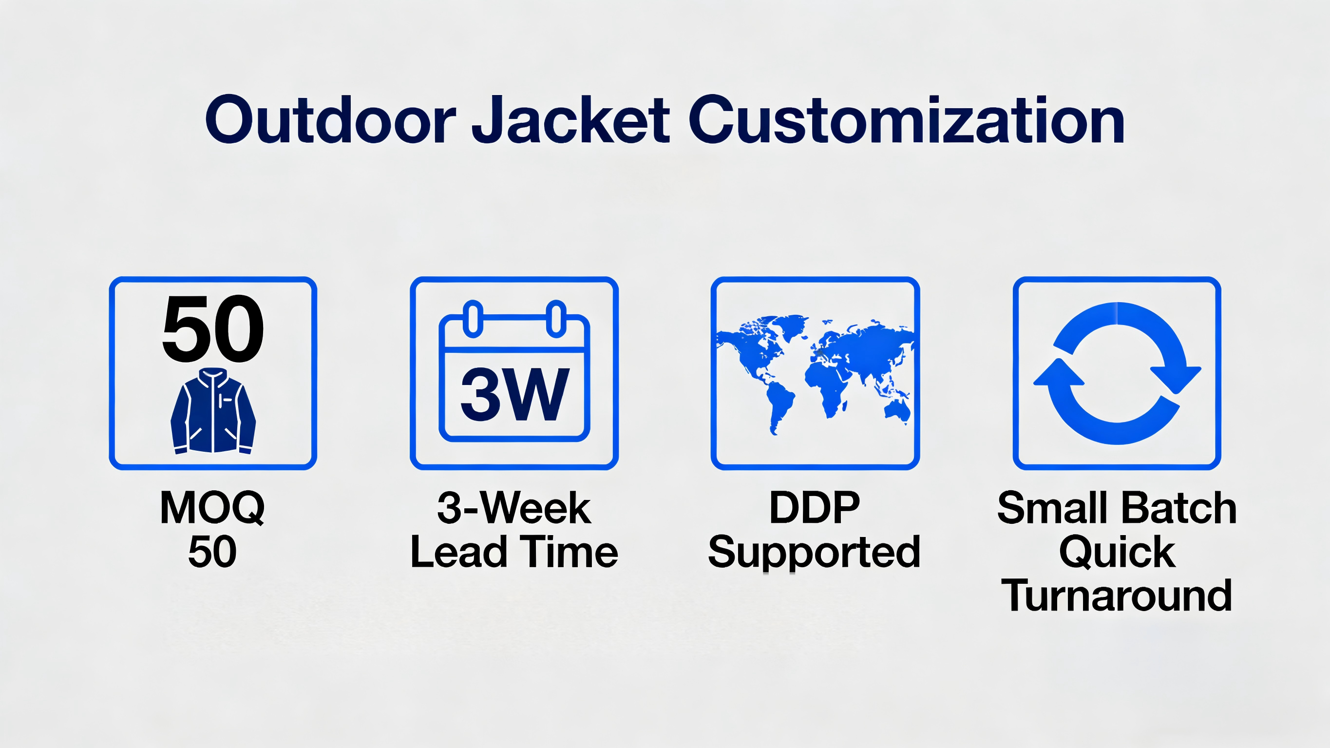 Your Trusted Partner for Low MOQ Customization with Fast Turnaround & DDP Service