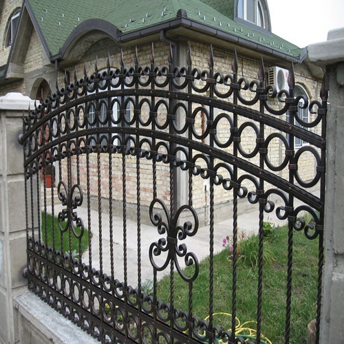 iron art fence/valla de arte de hierro/clôture d'art de fer