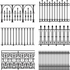 barandilla de balcón de hierro