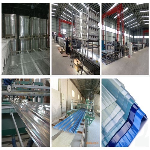 Transparent FRP roof tile/FRP transparent roof sheet/