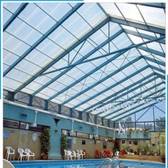 Transparent FRP roof tile/FRP transparent roof sheet/