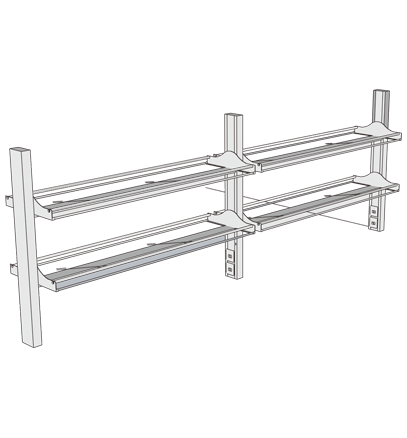 Conventional reagent shelf