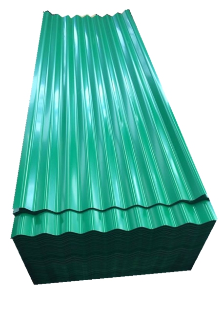 Prepainted GI steel coil / PPGI/ color coated galvanized steel sheet IBR/Round corrugation