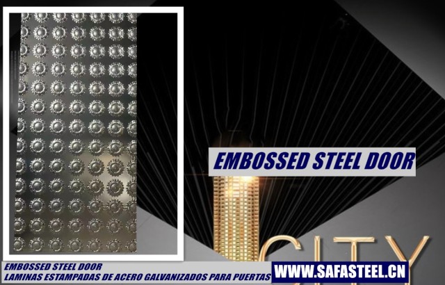 Embossed Steel Door Skin metal stamped steel sheet