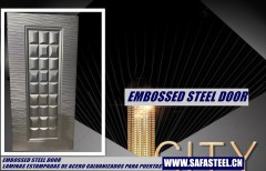 Embossed Steel Door Skin metal stamped steel sheet