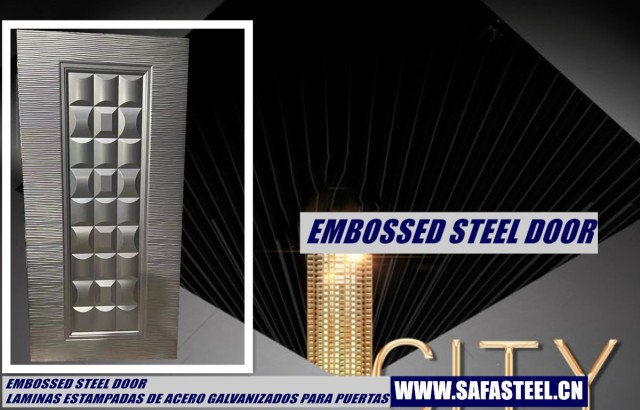 Embossed Steel Door Skin metal stamped steel sheet