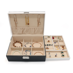 Factory Wholesale Jewelry Display Storage Packaging Box With Lock For Ring Earring Pendant