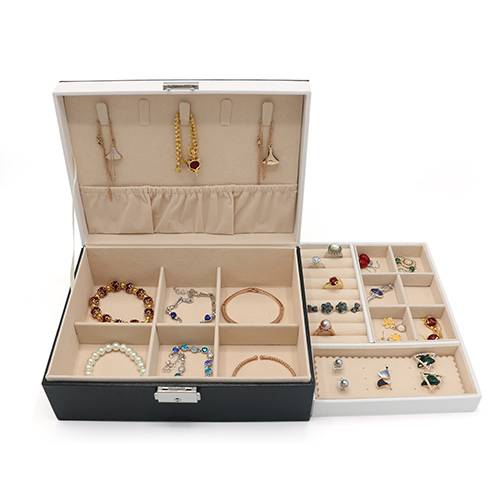 Factory Wholesale Jewelry Display Storage Packaging Box With Lock For Ring Earring Pendant
