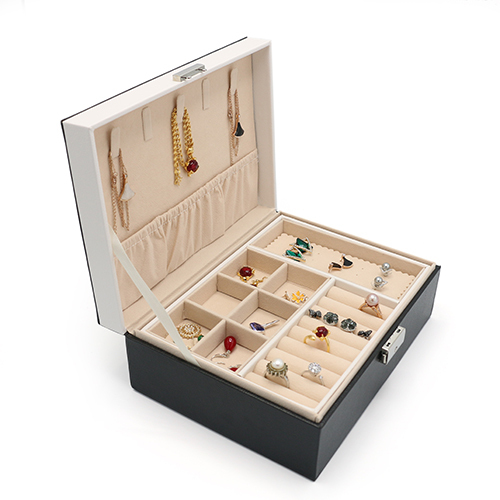 Factory Wholesale Jewelry Display Storage Packaging Box With Lock For Ring Earring Pendant