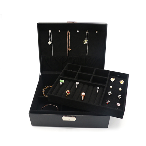 Latest Design Hot Selling PU Leather Organizer Storage Box For Jewelry