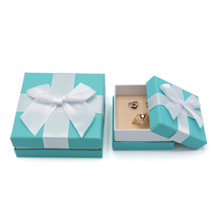 Classic Cardboard Gift Box With Ribbon Bow