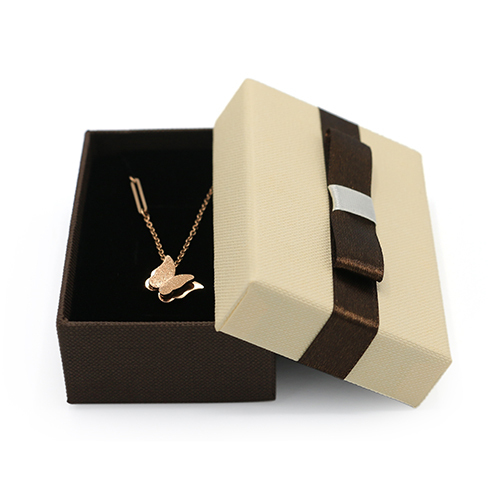 Popular Paper Gift Box With Ribbon On Lid