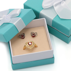 Classic Cardboard Gift Box With Ribbon Bow
