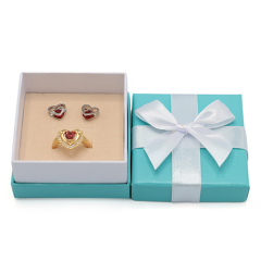Classic Cardboard Gift Box With Ribbon Bow