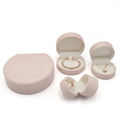 Unique PU Leather Jewelry Bracelet Ring Pendant Package Box
