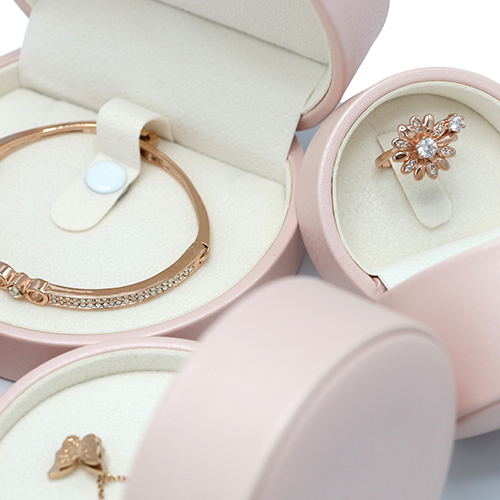 Unique PU Leather Jewelry Bracelet Ring Pendant Package Box