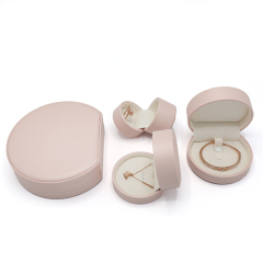 Unique PU Leather Jewelry Bracelet Ring Pendant Package Box