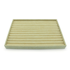 Hot Selling Natural Linen Ring Display Tray