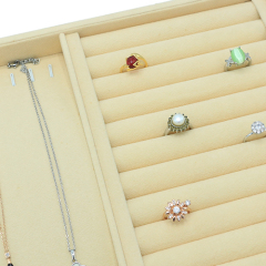 High Repurchase Rates Velvet Jewelry Display Tray For Necklace Ring
