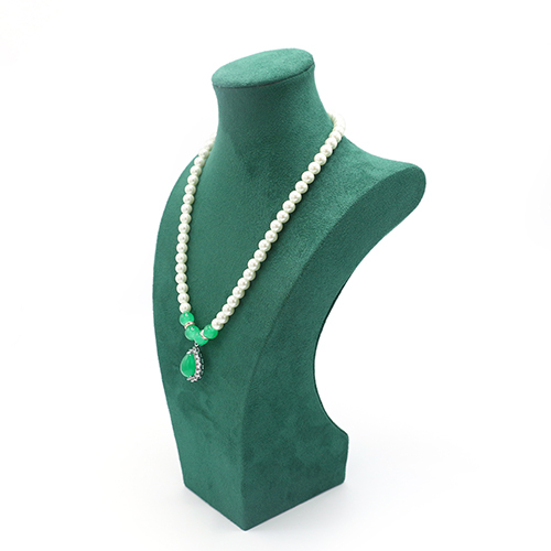 Custom Wholesale Velvet Necklace Holder Jewelry Display Stand Props
