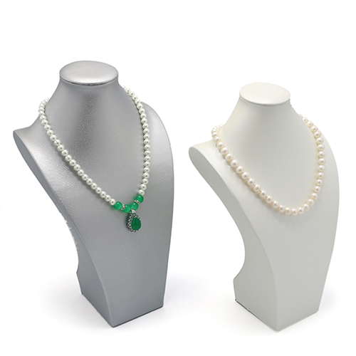 High Quality PU Leather Jewelry Display Necklace Props