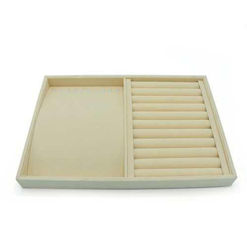 High Repurchase Rates Velvet Jewelry Display Tray For Necklace Ring