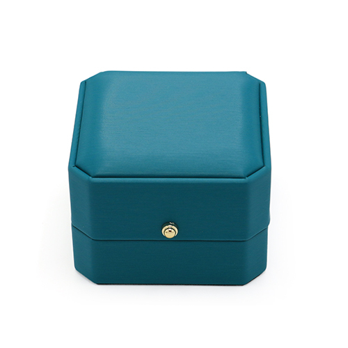High-End PU Leather Jewelry Ring Box